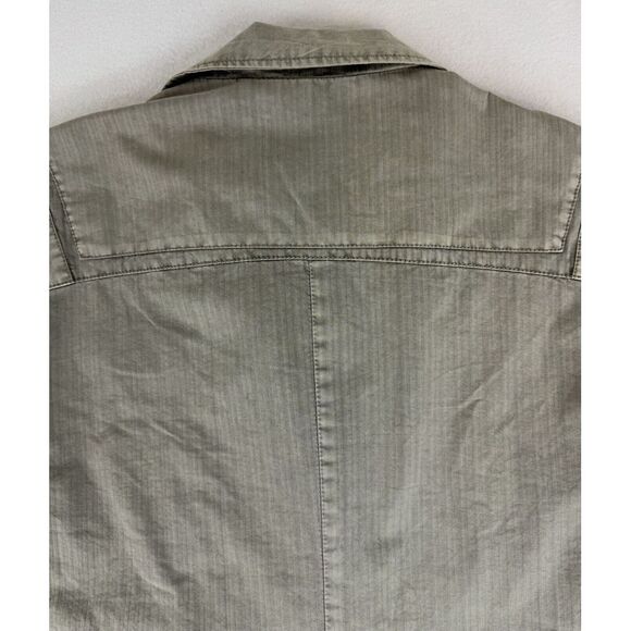 BKE‎ Men's Hudson Jacket Large Slim Fit Washed Gray Motorcycle Full Zip - Picture 13 of 13